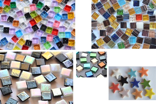 270 mosaiksteine bastelmix - mosaiksteine,