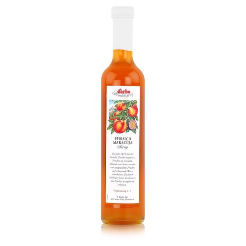 Darbo pfirsich maracuja - maracuja, sirup