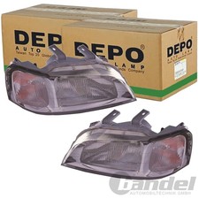 2x DEPO H4 SCHEINWERFER CHROM