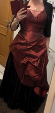 Abenkleid ,Ballkleid rot/schwarz Gr.42