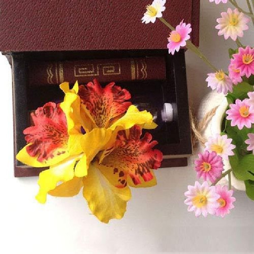 Orchidee als haarclip brosche - als,