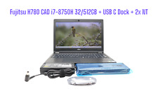 Fujitsu Celsius H780 i7-8750H 32GB RAM 512 SSD NVMe 15,6 FullHD + Dock + 2NT