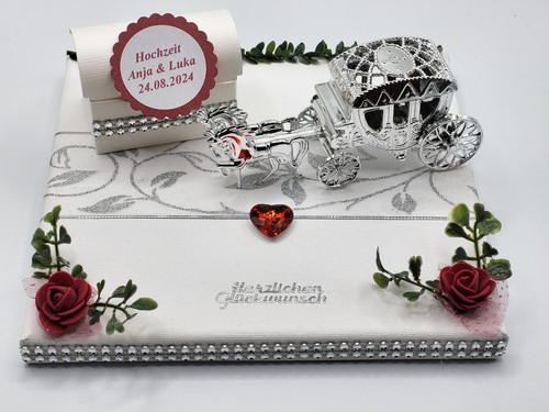 Geldgeschenk silber mit namen - silber,