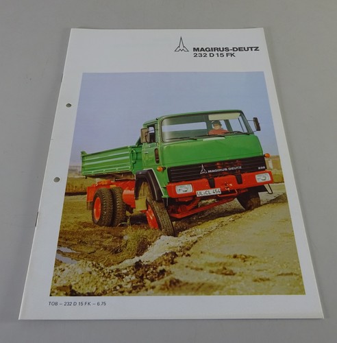 Prospekt magirus deutz lkw 232 - prospekt,