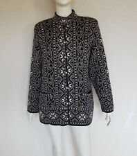 Wasi Punku kuschelige feminine sehr edle warme 100% Alpaka Strickjacke Jacquard