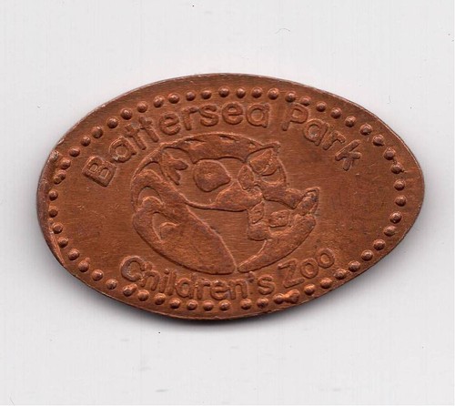 Elongated coin england - coin, uk