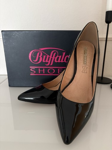 Buffalo pumps schwarz lack - buffalo,