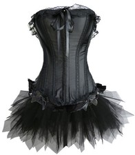 Corsage Kleid Mini Rock