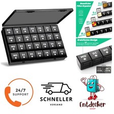 Tablettenbox Monat 28 Tage Pillendose, Medikamentenbox Mit 7 Fächer Für 4 Wochen