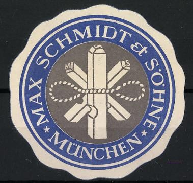 Reklamemarke münchen max - reklamemarke, münchen,