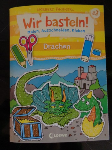 Wir basteln drachen malen - drachen,