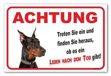 AdriLeo Schild - Vorsicht