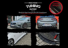 Bodykit Frontspoiler Diffusor Schweller ABS für Opel Insignia B GSI Schwarzglanz