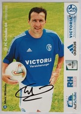 Marc Wilmots Schalke 04 signierte Autogrammkarte AK Saison 2002-03 A Eurofighter