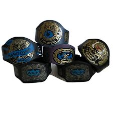 Wrestling Figures Championship Belts Titles Set World Stone Cold Tag IC Hardcore