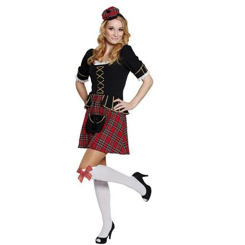 Schottin kostüm deluxe damen - kostüm,