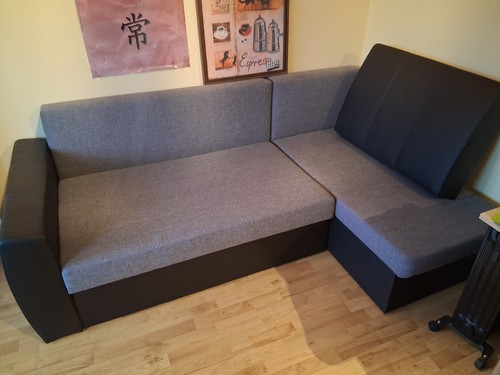 Eck schlafsofa beat poco grau - beat,