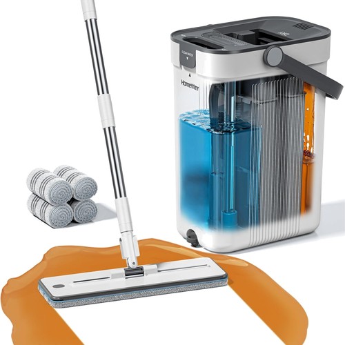 Wischmopp set eimer microfaser - set,