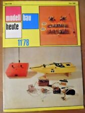 MODELLBAU HEUTE 11 - 1978 Siegmund Jähn Segelflieger >Der kleine Ali< BATORY B