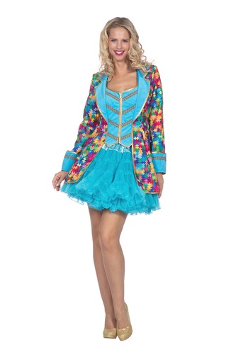 Jacke puzzle bunt türkis - puzzle,