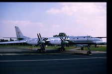 BZ008 ORIGINAL K64 AIRCRAFT SLIDE: Russian AF Tupolev TU-95 Bear 23 Black