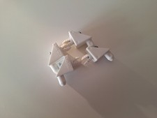 4x IKEA Bodenträger für Pax Komplement Kleppstad weiß Halterung