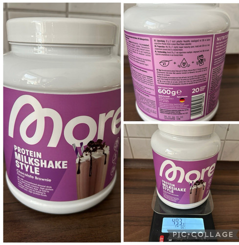More protein milkshake - more, style