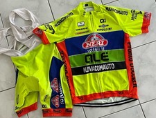 Ale Cycling Rad  Trikot +  Trägerhose + Radtrikot Set Neri L - Neon Gelb Hoton
