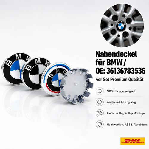 4pcs 68mm für - 56/60/68mm, bmw