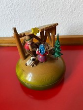 alte Erzgebirge Spieluhr von Steinbach mit Reuge Spielwerk für Bastler