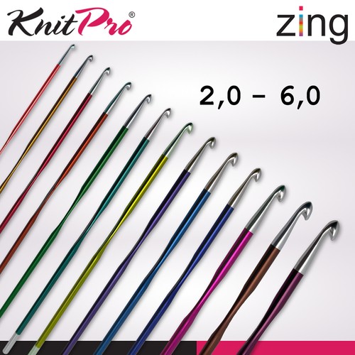Knitpro zing häkelnadeln - knitpro, 15cm