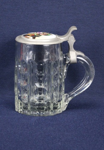 Humpen bierkrug zinndeckel - humpen,