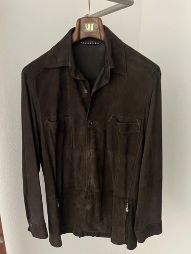 Herren lederjacke aus seidigem - herren,
