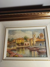 Ölbild Vintage Italien