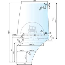 Door Screen Glass for Fendt