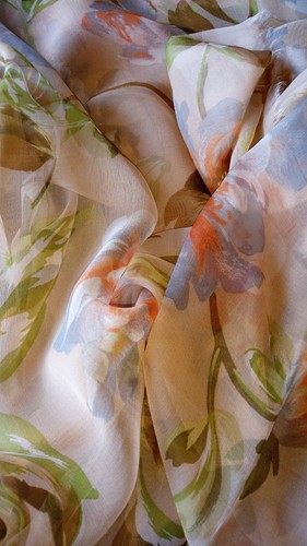 100 seide chiffon - chiffon,, haute