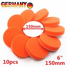 10tlg Polierteller Polier Set 150mm Polierpads Klett Polierschwamm Polierscheibe