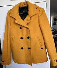 Kurzmantel, Damen, Scotch and Soda, Gr. S, Senf-Gelb, 40% Wolle