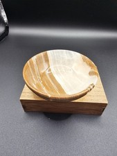 Onyx Marmor Schale 7,5 cm, Durchmesser,2,8cm Höhe. 