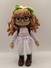 Häkelpuppe, Künstlerpuppe, Amigurumi, Handarbeit ,Spielzeug,Puppen,Anziehpuppe