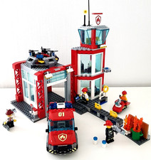 Lego City 60215 Feuerwehrstation Feuerwehrauto, Vollständig + 2 Bauanleitungen