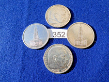 4 x Silbermünzen 5 RM  2x
