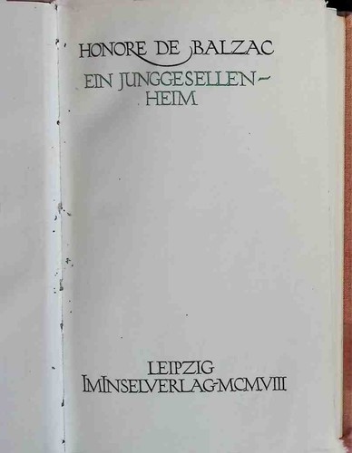 Die menschliche komödie - die, i