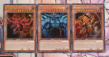 YuGiOh! Slifer Obelisk Ra SECRET RARE SBCB TOP MINT DEUTSCH SPEED Götterkarten