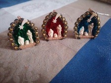 3 x Walnuss  Gold Maria Josef