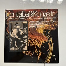 Vinyl LP – Kontrabaß-Konzerte Vanhal / Urbanner – Ludwig Streicher – ETERNA DDR