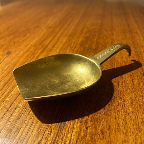 Mid century messing schaufel - messing,