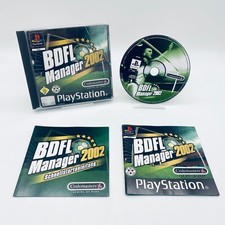 BDFL Manager 2002 Sony Playstation 1 PS1 Spiel mit OVP und Anleitung