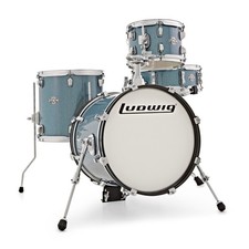 BWARE Ludwig Breakbeats Questlove 16" 4-teiliger Kesselsatz, Azure Blue Sparkle