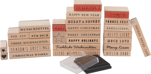 Stempel set liebe - stempel-set, "liebe